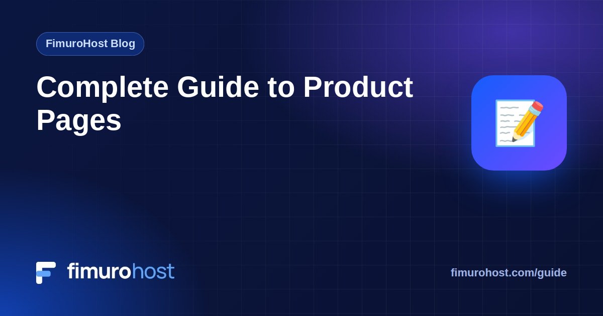Complete Guide to Product Pages