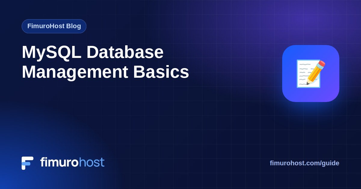 MySQL Database Management Basics