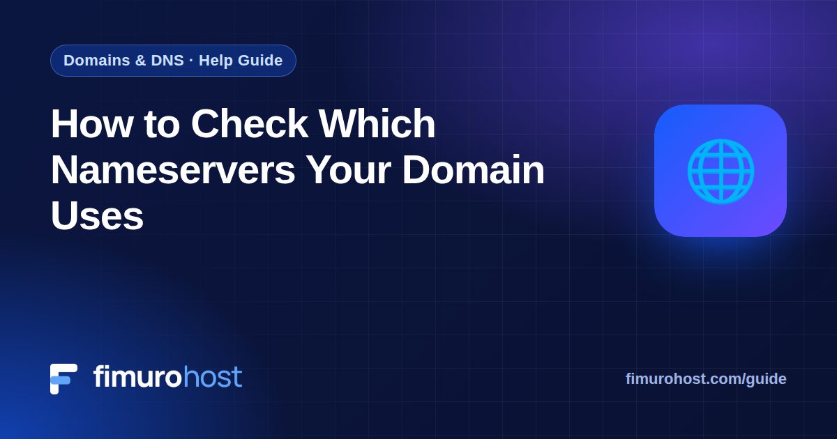 How to Check Which Nameservers Your Domain Uses