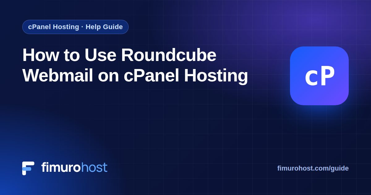 How to Use Roundcube Webmail on cPanel Hosting