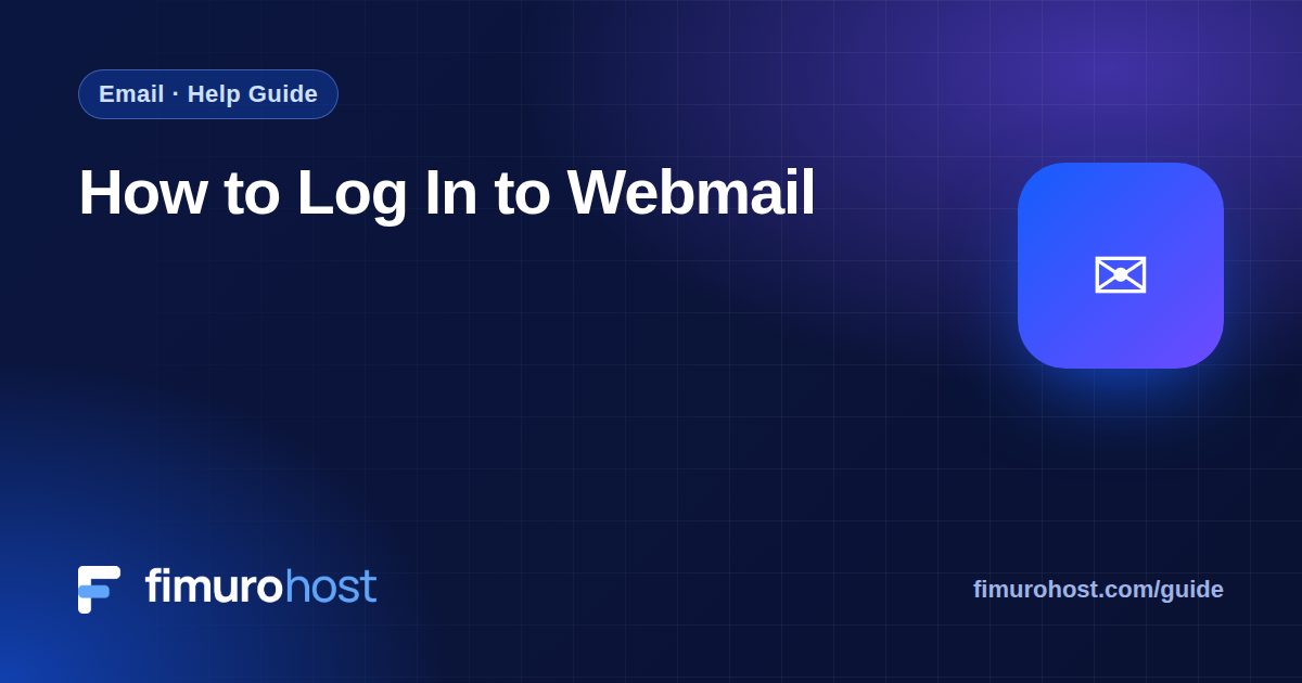 How to Log In to Webmail
