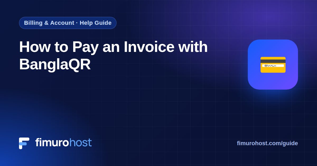 How to Pay an Invoice with BanglaQR