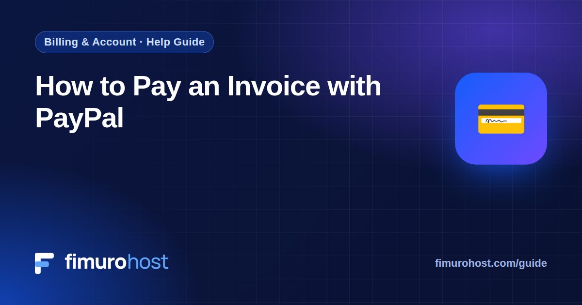 How to Pay an Invoice with PayPal