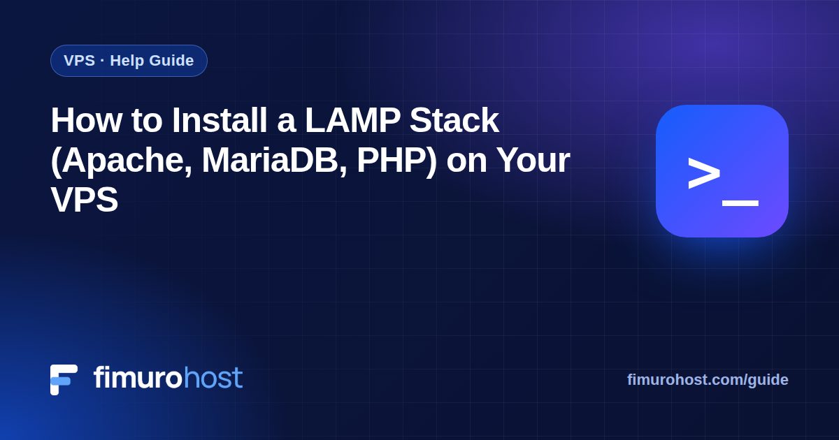 How to Install a LAMP Stack (Apache, MariaDB, PHP) on Your VPS