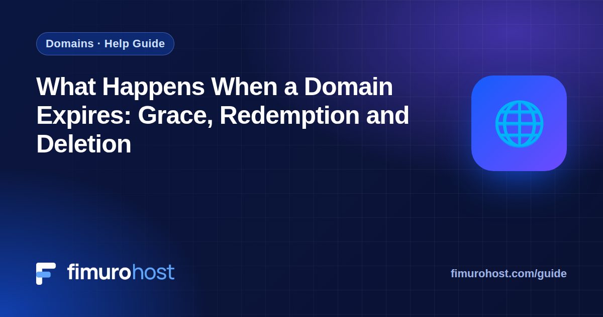 What Happens When a Domain Expires: Grace, Redemption and Deletion