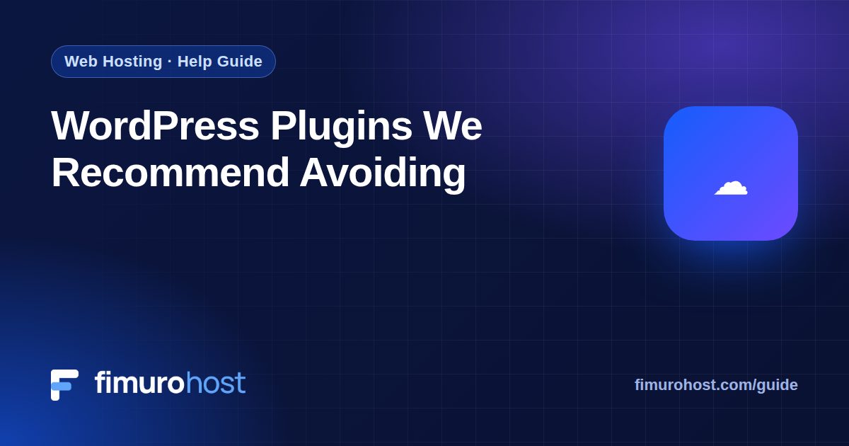 WordPress Plugins We Recommend Avoiding